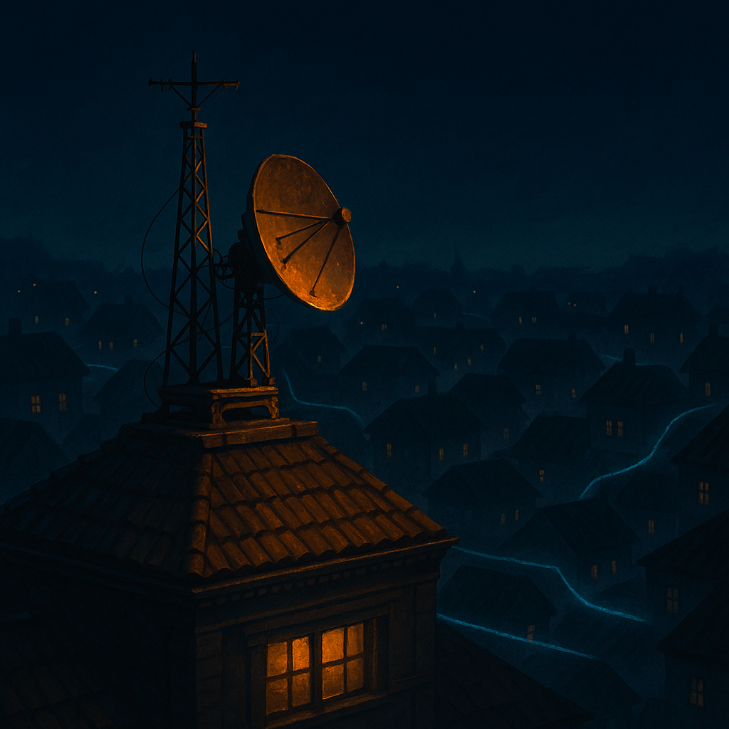 Neighborhood data relay — connected paths